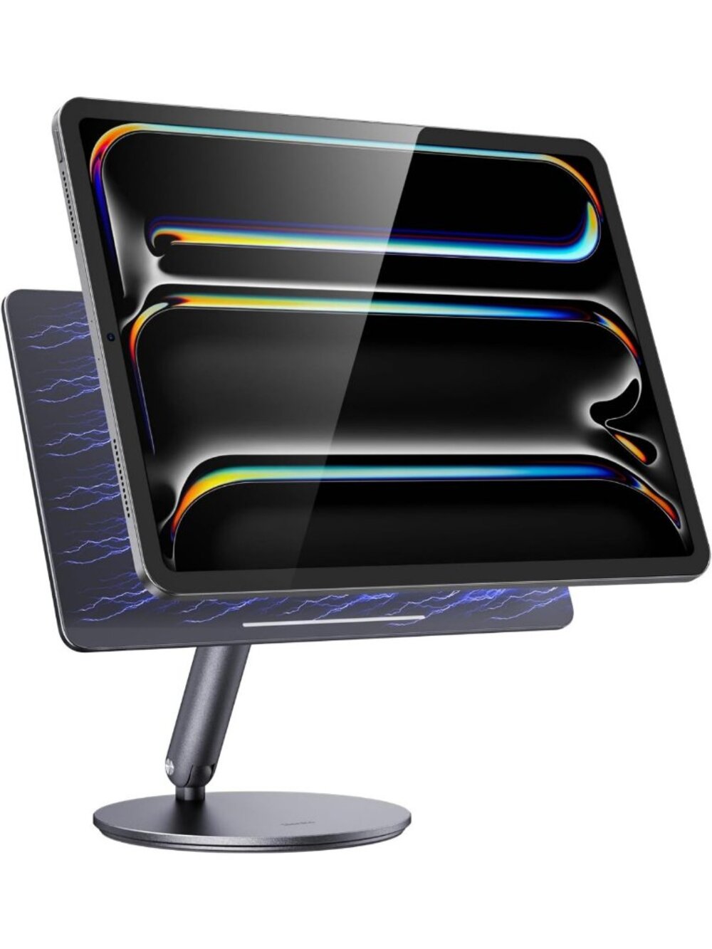 Magnetic iPad Pro Stand for 11" M5 & M4 (2024/2025) - Adjustable, Sleek Silver